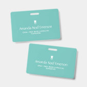 歯科医院 バッジ (正面＆裏面)