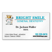 歯科医院 マグネット名刺 (正面)