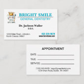 歯科医院 名刺 (正面/裏面)