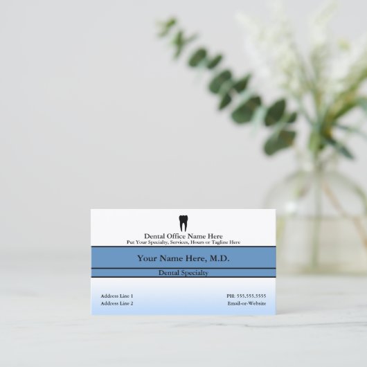 歯科医院 名刺 (スタンド正面)