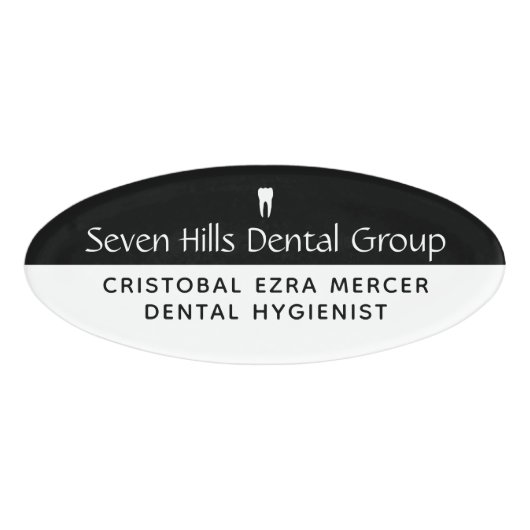 歯科医院 名札 (正面)