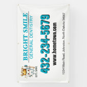 歯科医院 横断幕 (縦)