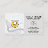 歯科医院 |歯のアイコン |歯科ツール 名刺 (正面)