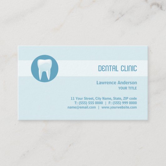 歯科医院/歯科医の名刺 名刺 (正面)