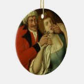 歯科医(キャンバスの油) セラミックオーナメント (右)