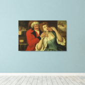 歯科医(キャンバス上の油) キャンバスプリント (インサイチュ (ウッドフロア))