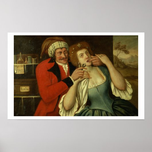 歯科医(キャンバス上の油) ポスター (正面)