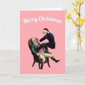 歯科医 クリスマス カード (黄色い花)