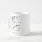 歯科医 コーヒーマグカップ (正面左)