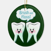 歯科医 セラミックオーナメント (左)