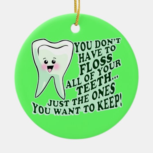 歯科医 セラミックオーナメント (正面)