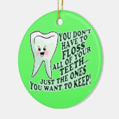 歯科医 セラミックオーナメント (左)