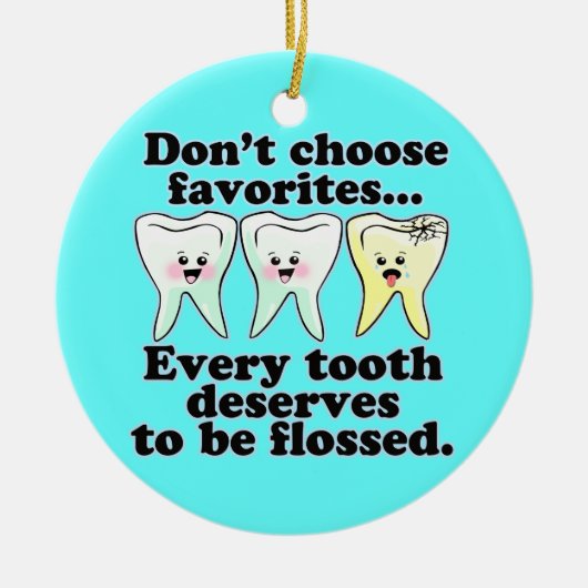 歯科医 セラミックオーナメント (正面)