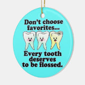 歯科医 セラミックオーナメント (左)