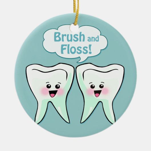 歯科医 セラミックオーナメント (正面)