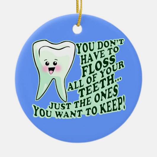 歯科医 セラミックオーナメント (正面)