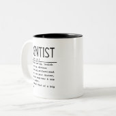 歯科医 ツートーンマグカップ (正面左)