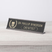 歯科医 デスクネームプレート (正面)