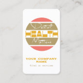 歯科医、デンタルケアプロフェッショナル名刺 名刺 (正面)