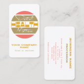 歯科医、デンタルケアプロフェッショナル名刺 名刺 (正面/裏面)