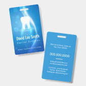 歯科医 バッジ (正面＆裏面)