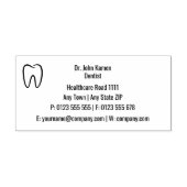 歯科医 |プロフェッショナル ラバースタンプ (インプリント)