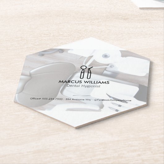 歯科医 ペーパーコースター (アングル)