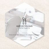 歯科医 ペーパーコースター (正面)