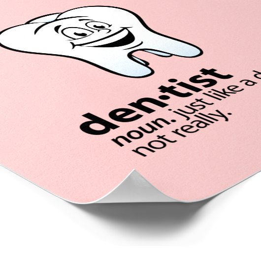 歯科医 ポスター (角)