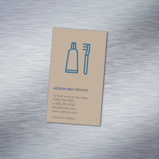 歯科医 マグネット名刺 (インサイチュ)