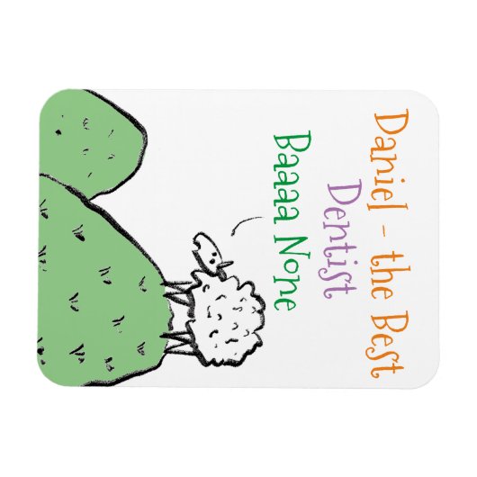 歯科医 マグネット (横)