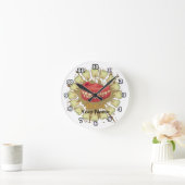 歯科医 ラウンド壁時計 (ホーム)