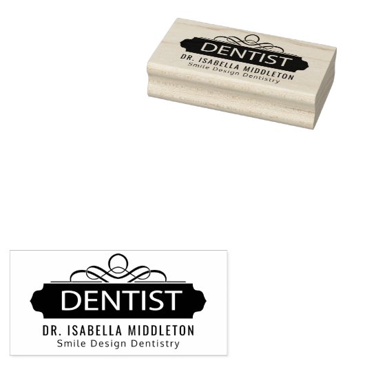 歯科医 ラバースタンプ (押印)