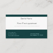 歯科医 予約カード (裏面)