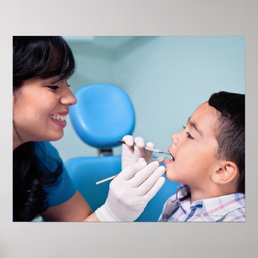 歯科医、医師および忍耐人間関係 ポスター (正面)