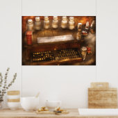 歯科医 – 取り外し可能な歯除けガイド ポスター (キッチン)