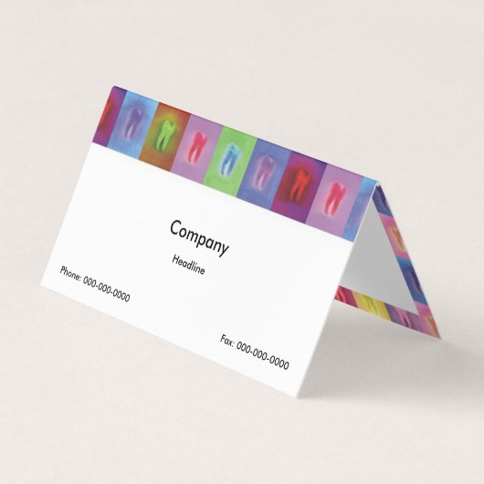 歯科医 名刺 (正面)