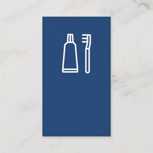 歯科医 名刺 (裏面)