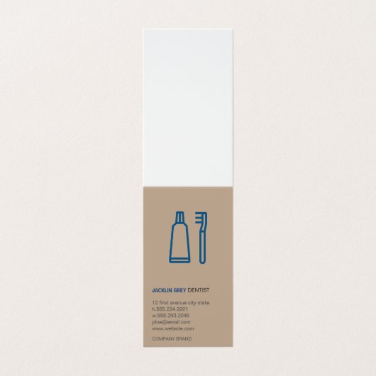 歯科医 名刺 (外部フラット)