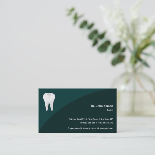 歯科医 名刺 (スタンド正面)