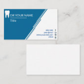 歯科医 名刺 (正面/裏面)