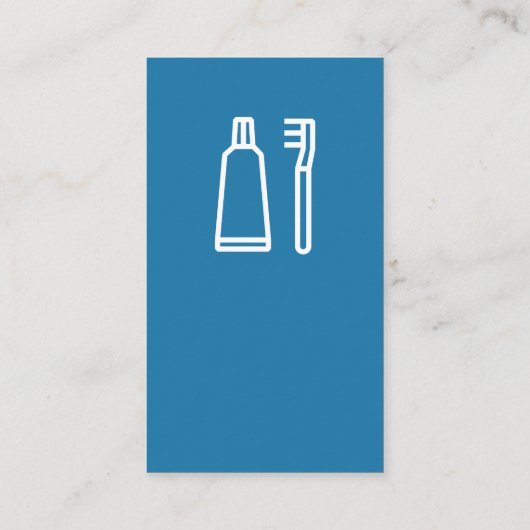 歯科医 名刺 (裏面)