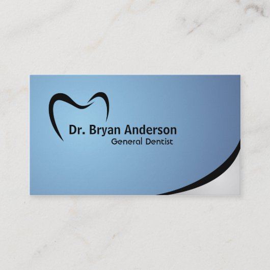 歯科医-名刺 名刺 (正面)