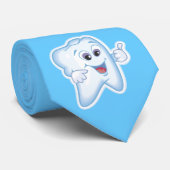 歯科医-幸せな歯 ネクタイ (ロール)