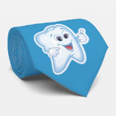 歯科医-幸せな歯 ネクタイ (ロール)