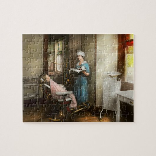 歯科医 – 患者の美徳は1920 ジグソーパズル (横)