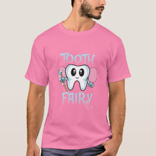歯科医 – 歯の妖精の衣装ピンク Tシャツ