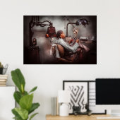 歯科医 – 歯医者を待つ ポスター (ホームオフィス)