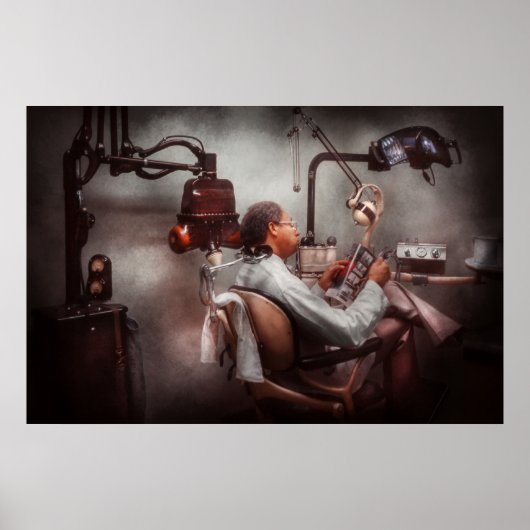 歯科医 – 歯医者を待つ ポスター (正面)