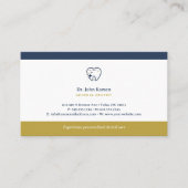 歯科医 | 歯科アポイントメントカード 名刺 (正面)